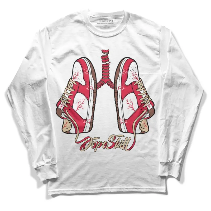 Dunk Bacon DopeSkill Long Sleeve T-Shirt Breathe Graphic sold by DopeSkill