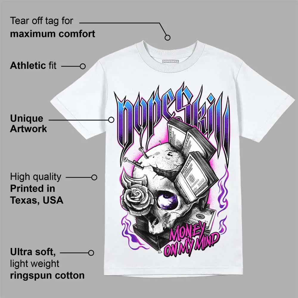 Dunk Purple Championship Court White DopeSkill T-Shirt Money On My Mind Graphic sold by DopeSkill product image thumbnail 3