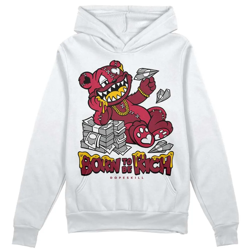 85 Metallic Burgundy 1s DopeSkill Hoodie Sweatshirt Born To Be Rich Graphic sold by DopeSkill