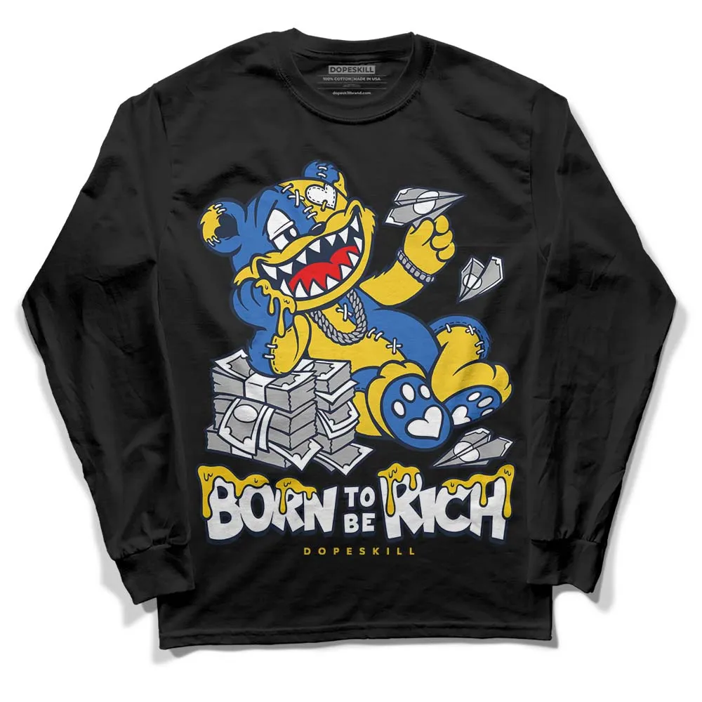 Michigan Dunks DopeSkill Long Sleeve T-Shirt Born To Be Rich Graphic sold by DopeSkill product image thumbnail 2