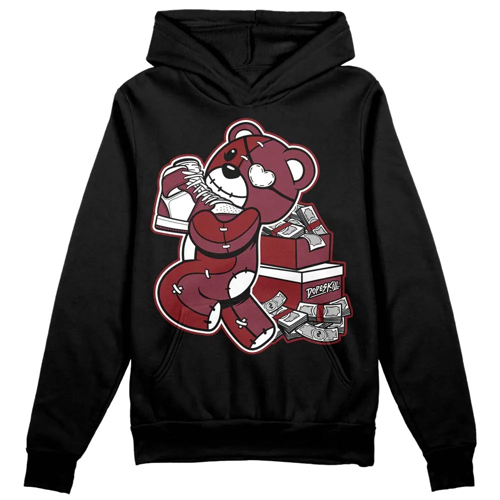 Team Red 1s DopeSkill Hoodie Sweatshirt Bear Steals Sneaker Graphic sold by DopeSkill product image thumbnail 2