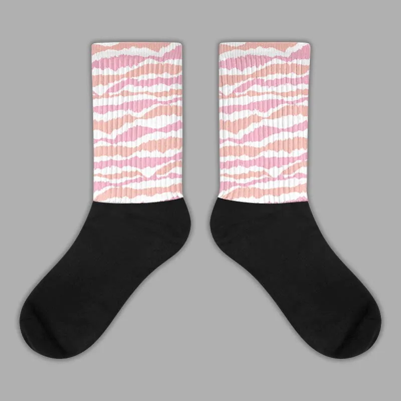 Legend Pink 11s DopeSkill Sublimated Socks Abstract Tiger Graphic sold by DopeSkill