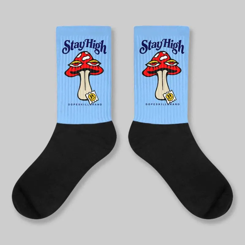 University Blue Collection DopeSkill Sublimated Socks Stay High Graphic sold by DopeSkill