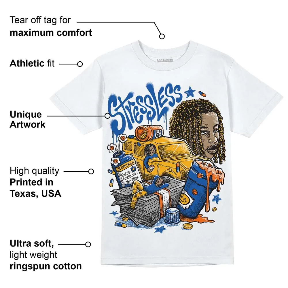 Dunk Blue Jay and University Gold DopeSkill T-Shirt Stressless Graphic sold by DopeSkill product image thumbnail 3