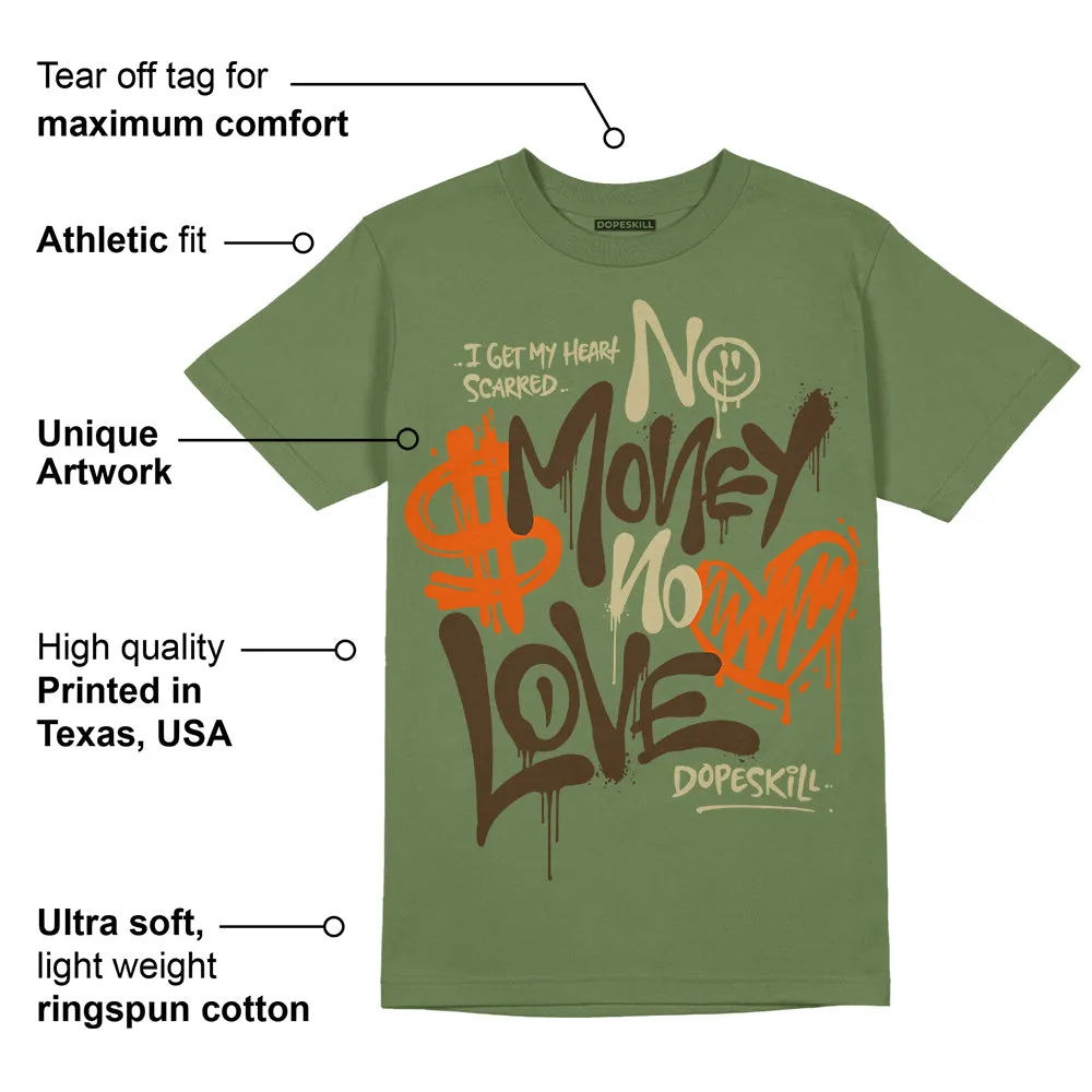 Olive Collection DopeSkill Olive T-shirt No Money No Love Typo Graphic sold by DopeSkill product image thumbnail 2