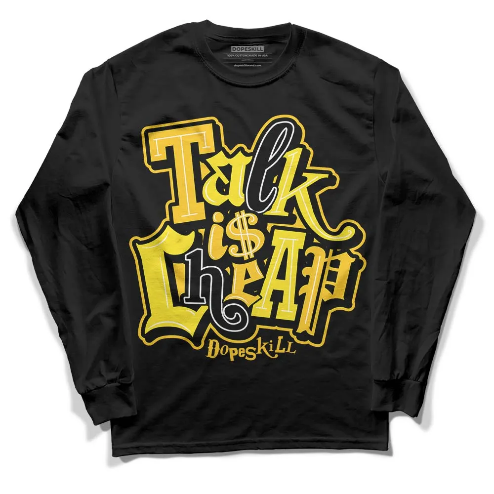 Vivid Sulfur 4s DopeSkill Long Sleeve T-Shirt Talk Is Chip Graphic sold by DopeSkill product image thumbnail 2