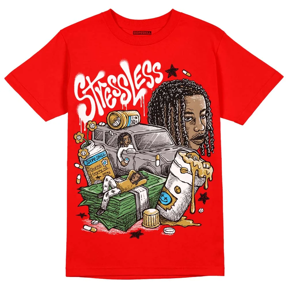 Red Collection DopeSkill Red T-shirt Stressless Graphic sold by DopeSkill