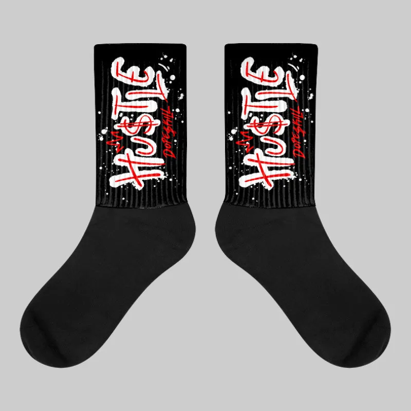 Dunk Panda White Black DopeSkill Sublimated Socks Hustle Graphic sold by DopeSkill