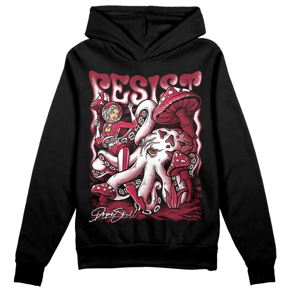 85 Metallic Burgundy 1s DopeSkill Hoodie Sweatshirt Resist Graphic sold by DopeSkill product image thumbnail 2
