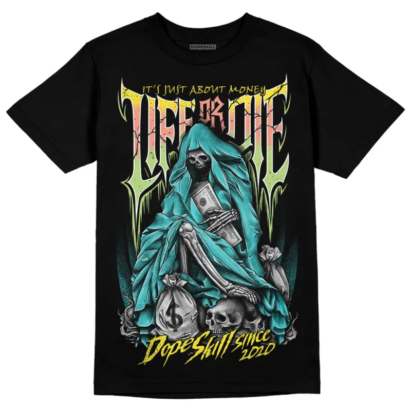 Cyan Burst 9060 DopeSkill T-Shirt Life or Die Graphic sold by DopeSkill