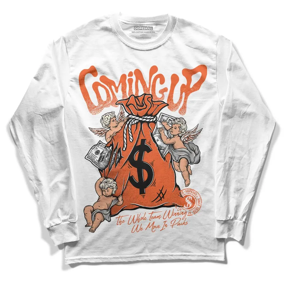 Georgia Peach 3s DopeSkill Long Sleeve T-Shirt Money Bag Coming Up Graphic sold by DopeSkill product image thumbnail 2