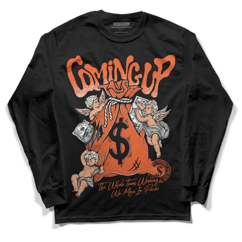 Georgia Peach 3s DopeSkill Long Sleeve T-Shirt Money Bag Coming Up Graphic sold by DopeSkill