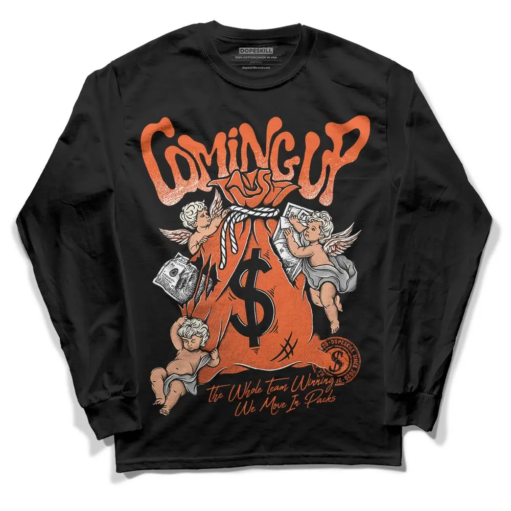 Georgia Peach 3s DopeSkill Long Sleeve T-Shirt Money Bag Coming Up Graphic sold by DopeSkill