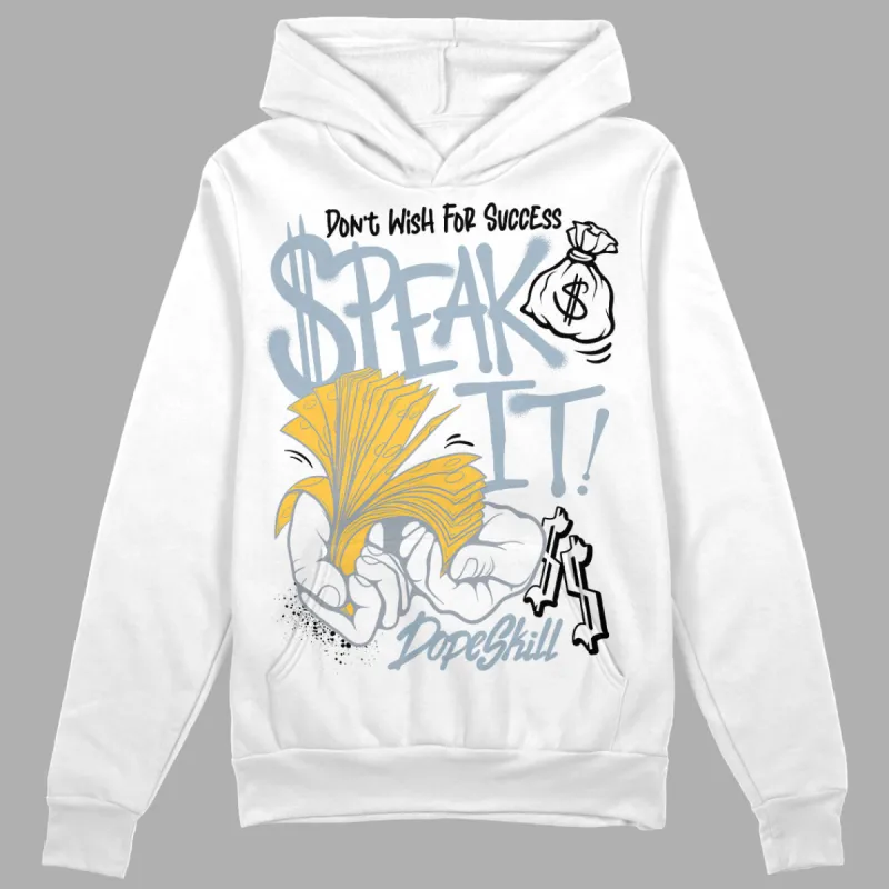 Blue Grey 13s DopeSkill Hoodie Sweatshirt Speak It Graphic sold by DopeSkill
