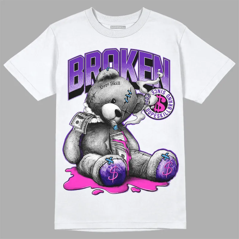 Dunk Purple Championship Court White DopeSkill T-Shirt Sick Bear Graphic sold by DopeSkill