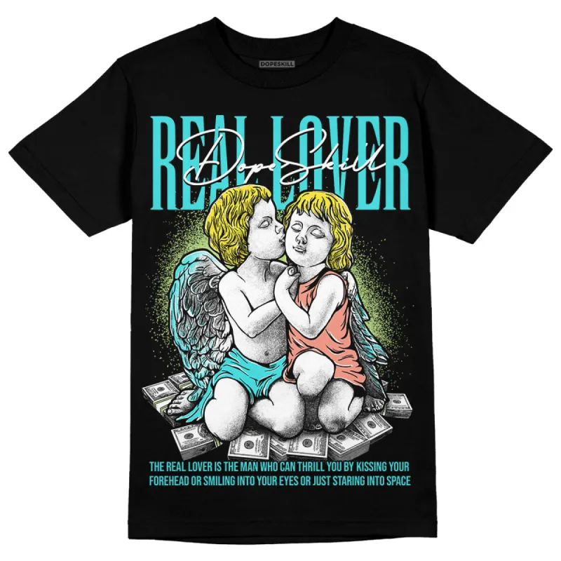 Cyan Burst 9060 DopeSkill T-Shirt Real Lover Graphic sold by DopeSkill