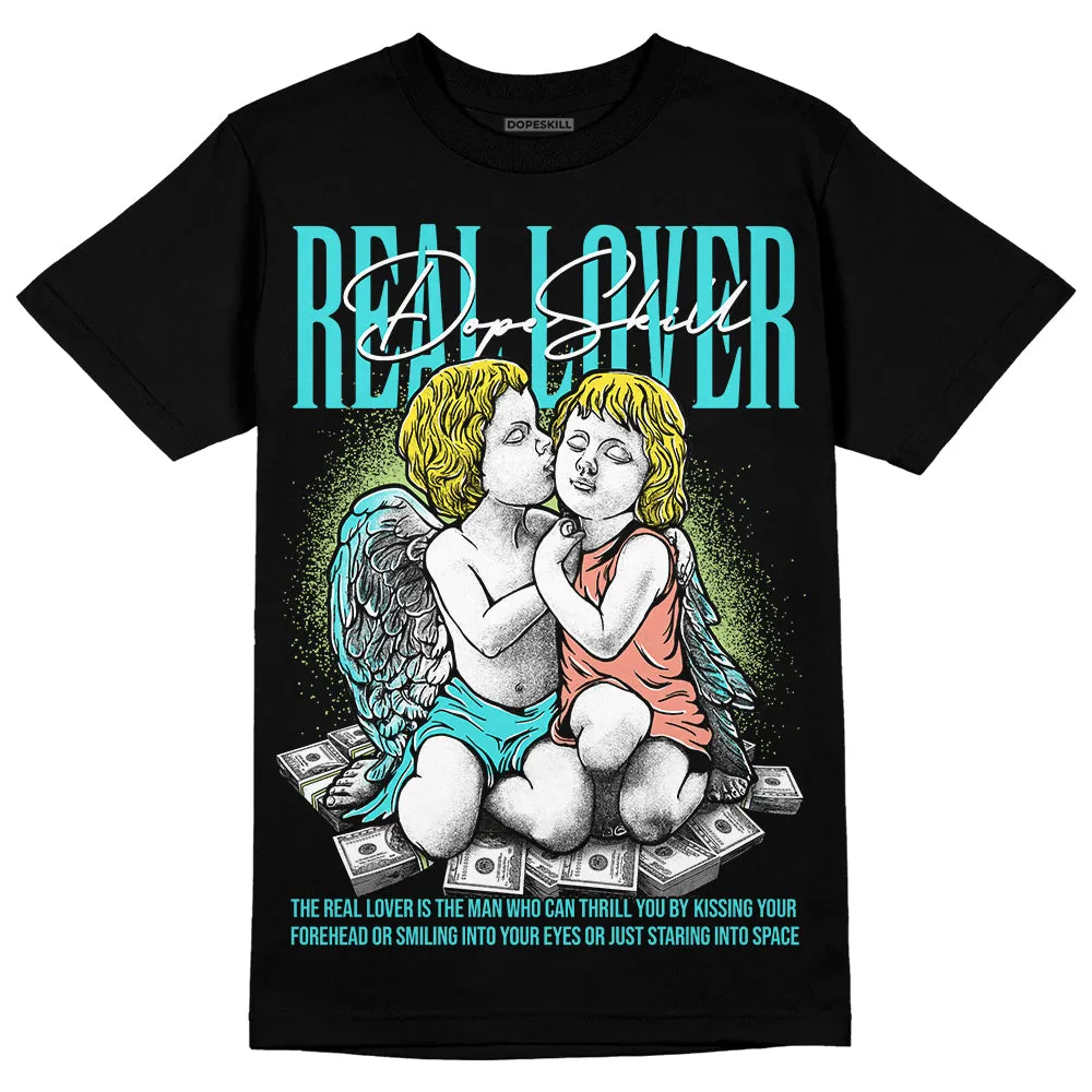 Cyan Burst 9060 DopeSkill T-Shirt Real Lover Graphic sold by DopeSkill