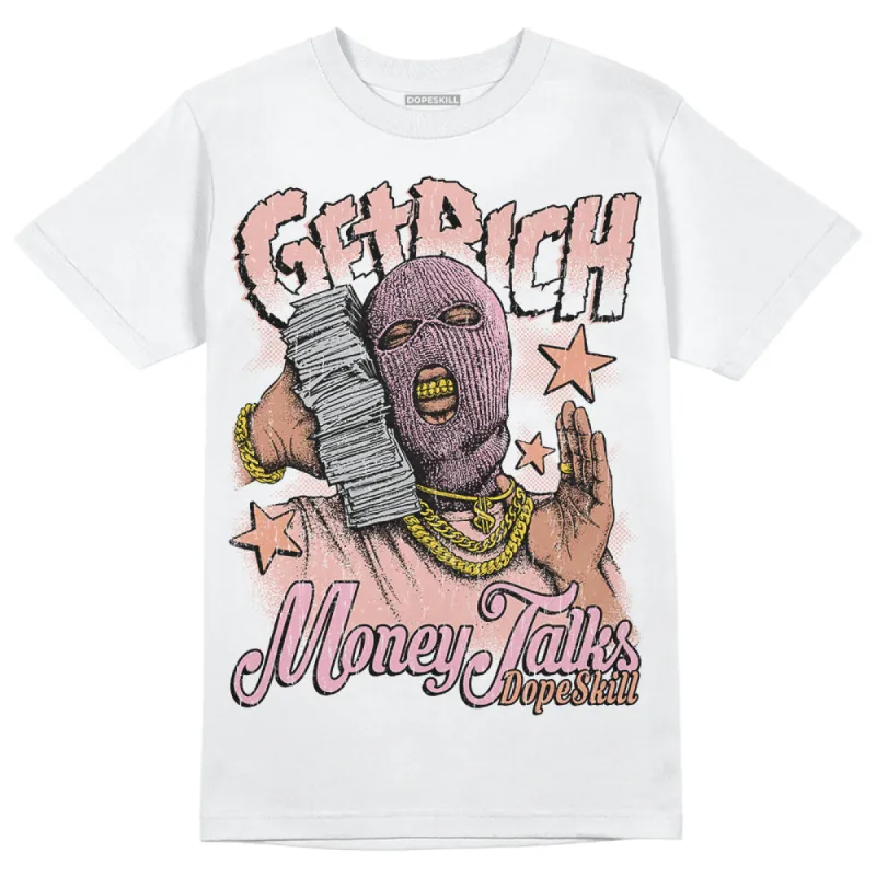 Legend Pink 11s DopeSkill T-Shirt Get Rich Graphic sold by DopeSkill