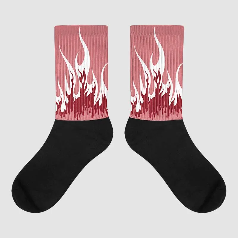 Valentine's Day Collection DopeSkill Sublimated Socks FIRE Graphic sold by DopeSkill