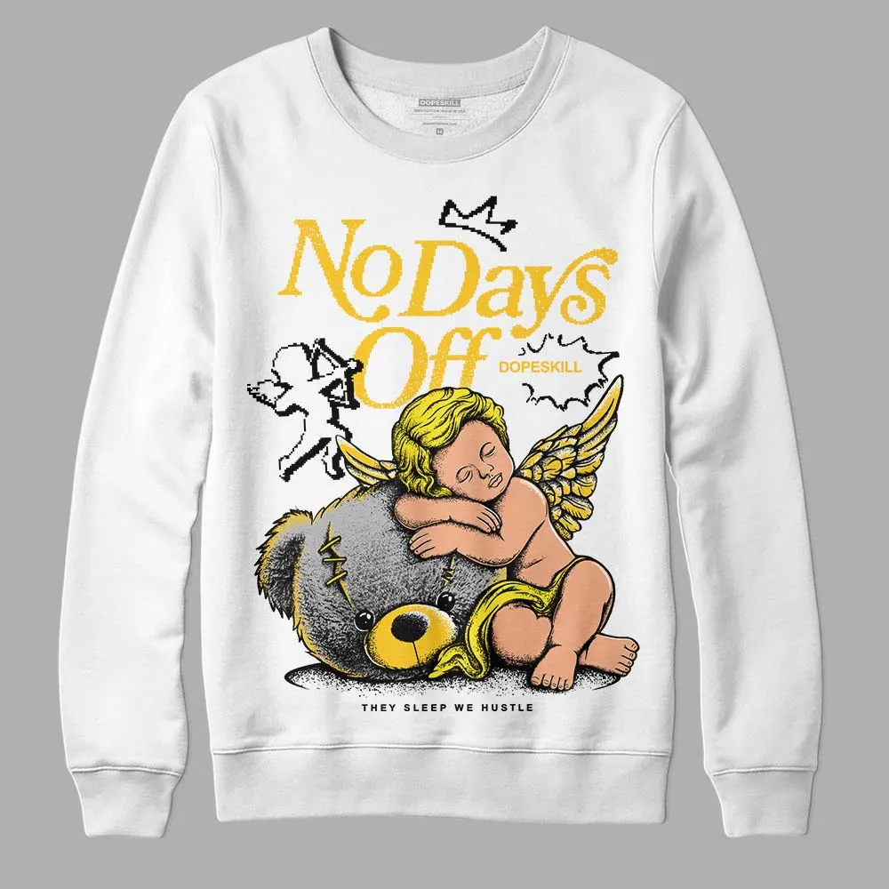 Vivid Sulfur 4s DopeSkill Sweatshirt New No Days Off Graphic sold by DopeSkill