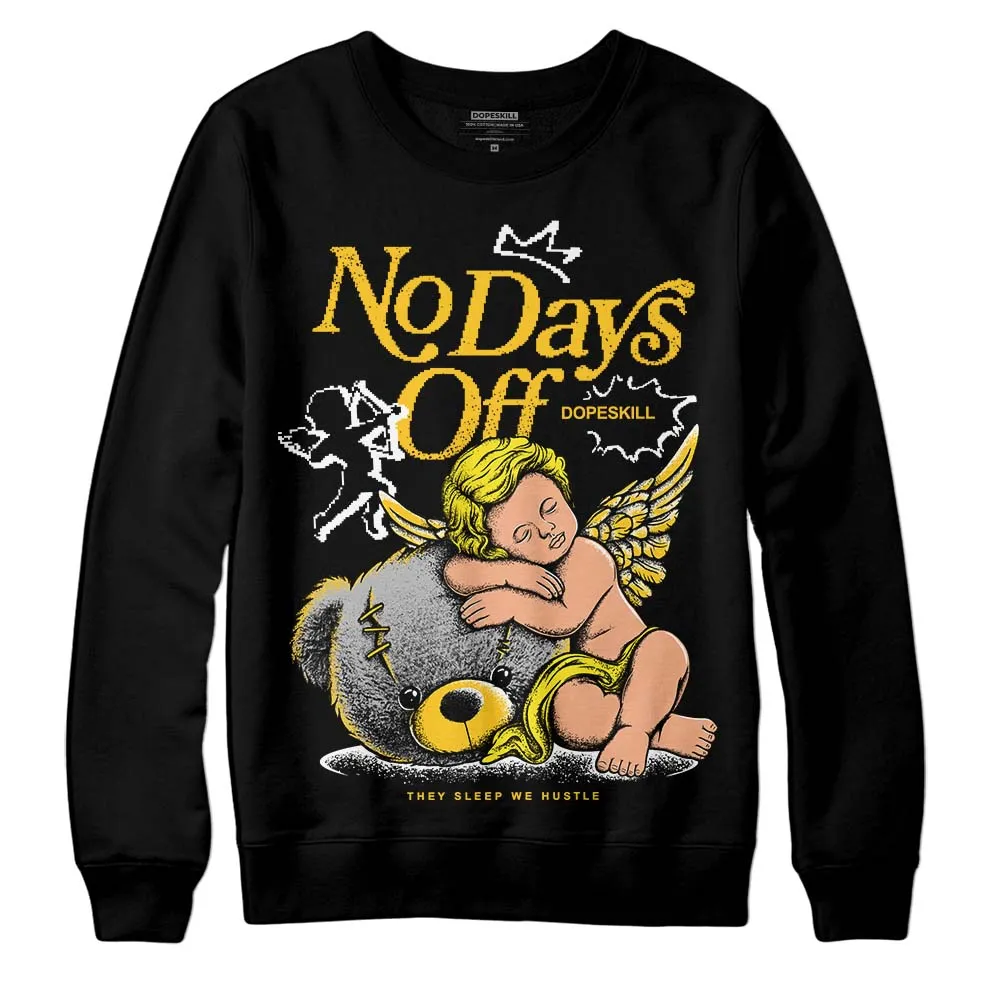 Vivid Sulfur 4s DopeSkill Sweatshirt New No Days Off Graphic sold by DopeSkill product image thumbnail 2