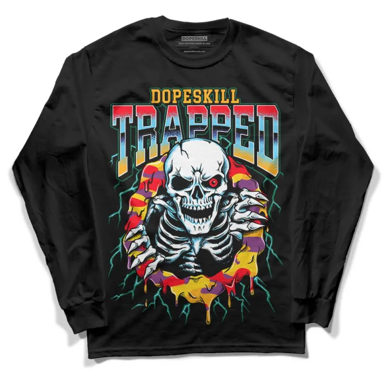 GS 'Six Championships' 1s DopeSkill Long Sleeve T-Shirt Trapped Halloween Graphic sold by DopeSkill