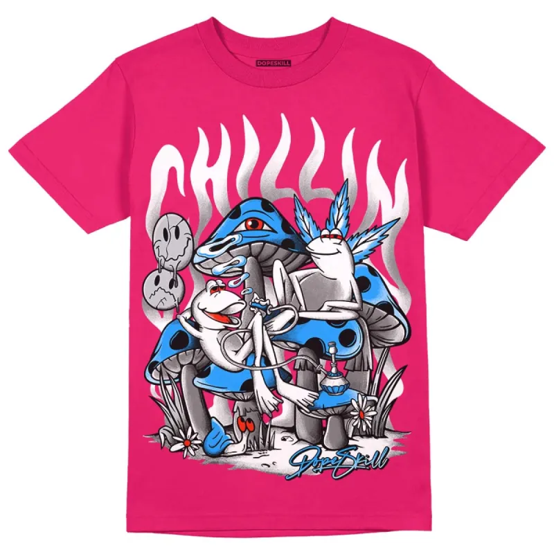 Dunk Obsidian Fierce Pink DopeSkill Pink T-Shirt Chillin Graphic sold by DopeSkill