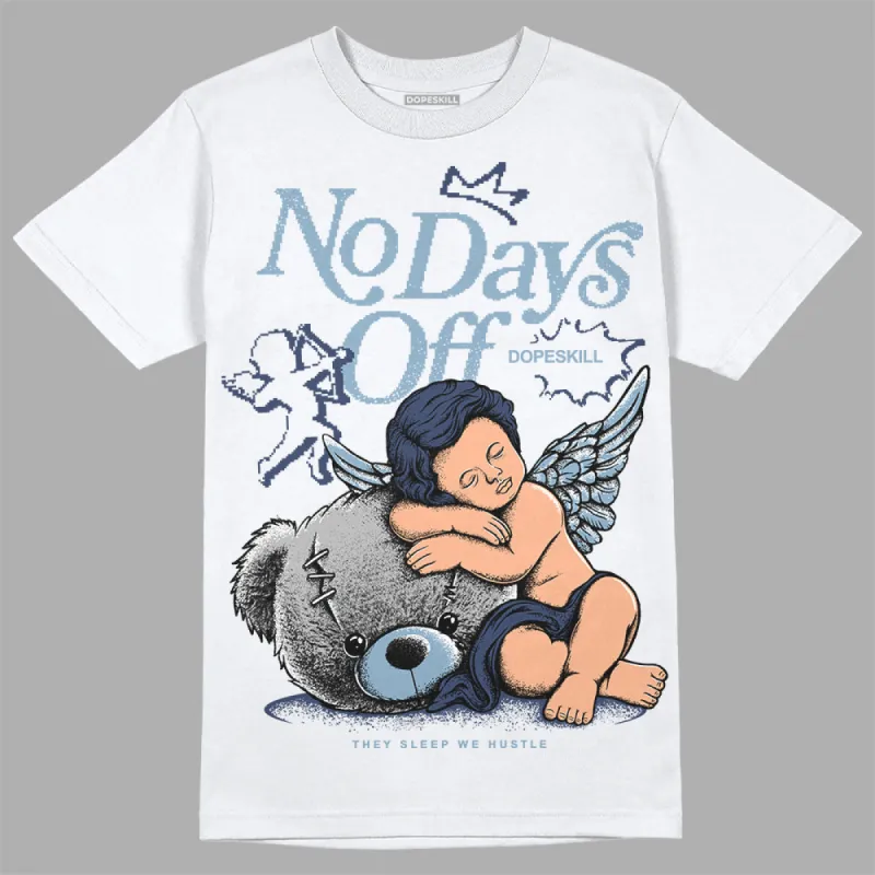 Diffused Blue Sail Grey White 1s DopeSkill T-Shirt New No Days Off Graphic sold by DopeSkill