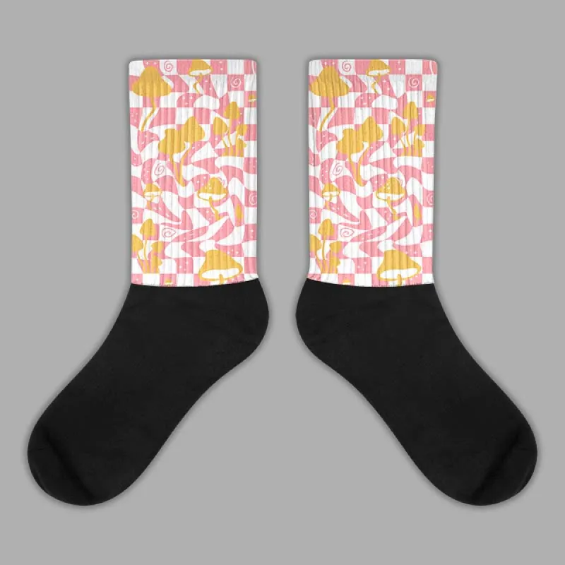 Red Stardust 3s DopeSkill Sublimated Socks Mushroom Graphic sold by DopeSkill