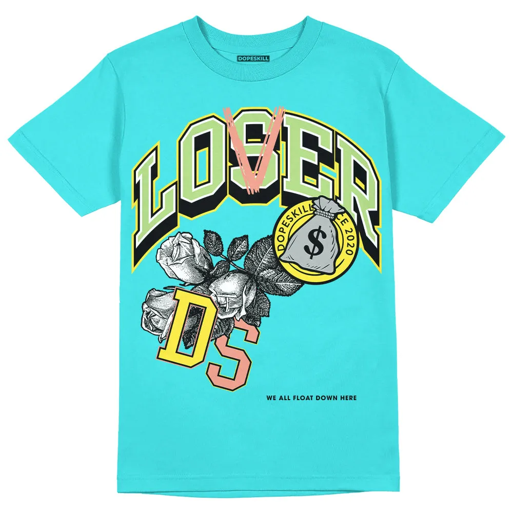 Cyan Burst 9060 DopeSkill Virtual Blue T-Shirt Loser Lover Graphic sold by DopeSkill