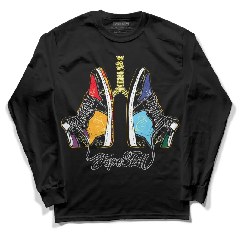 GS 'Six Championships' 1s DopeSkill Long Sleeve T-Shirt Breathe Graphic sold by DopeSkill
