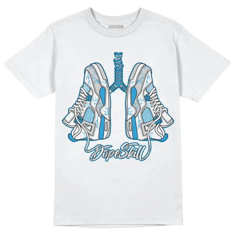 Military Blue 4s DopeSkill T-Shirt Breathe Graphic sold by DopeSkill