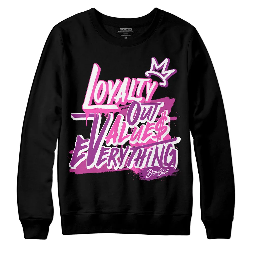 Hyper Violet 4s DopeSkill Sweatshirt LOVE Graphic sold by DopeSkill product image thumbnail 2