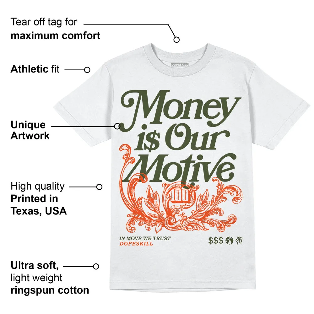 Olive Collection DopeSkill T-Shirt Money Is Our Motive Typo Graphic sold by DopeSkill product image thumbnail 3