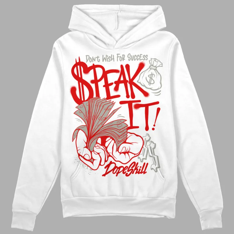 Fire Red 3s DopeSkill Hoodie Sweatshirt Speak It Graphic sold by DopeSkill