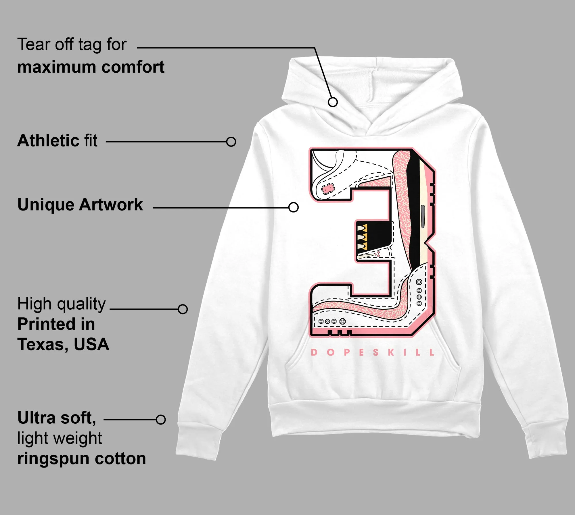 Red Stardust 3s DopeSkill Hoodie Sweatshirt No.3 Graphic sold by DopeSkill product image thumbnail 3