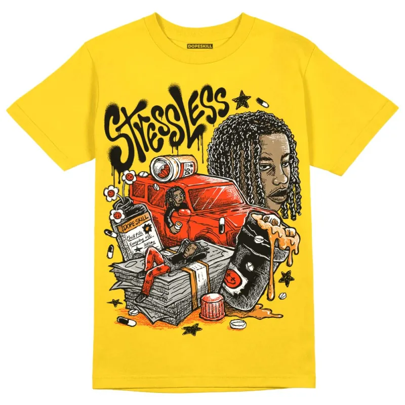 Vivid Sulfur 4s DopeSkill Yellow T-shirt Stressless Graphic sold by DopeSkill