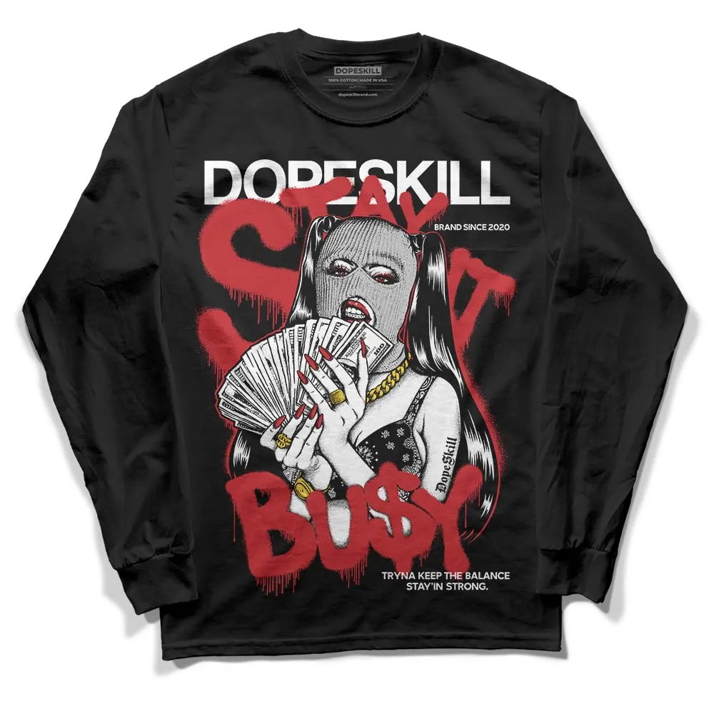 Red Taxi 12s DopeSkill Long Sleeve T-Shirt Stay It Busy Graphic sold by DopeSkill product image thumbnail 2