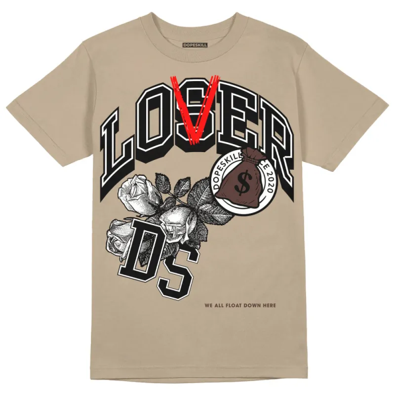 Latte 1s DopeSkill Medium Brown T-shirt Loser Lover Graphic sold by DopeSkill