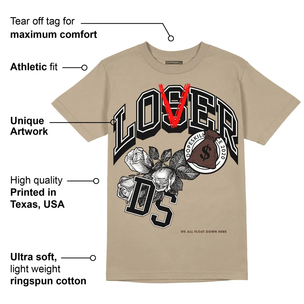 Latte 1s DopeSkill Medium Brown T-shirt Loser Lover Graphic sold by DopeSkill product image thumbnail 2