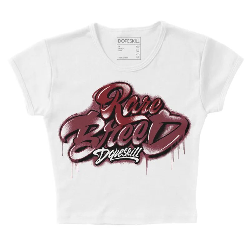 Team Red 1s DopeSkill Women's Crop Top Rare Breed Type Graphic sold by DopeSkill