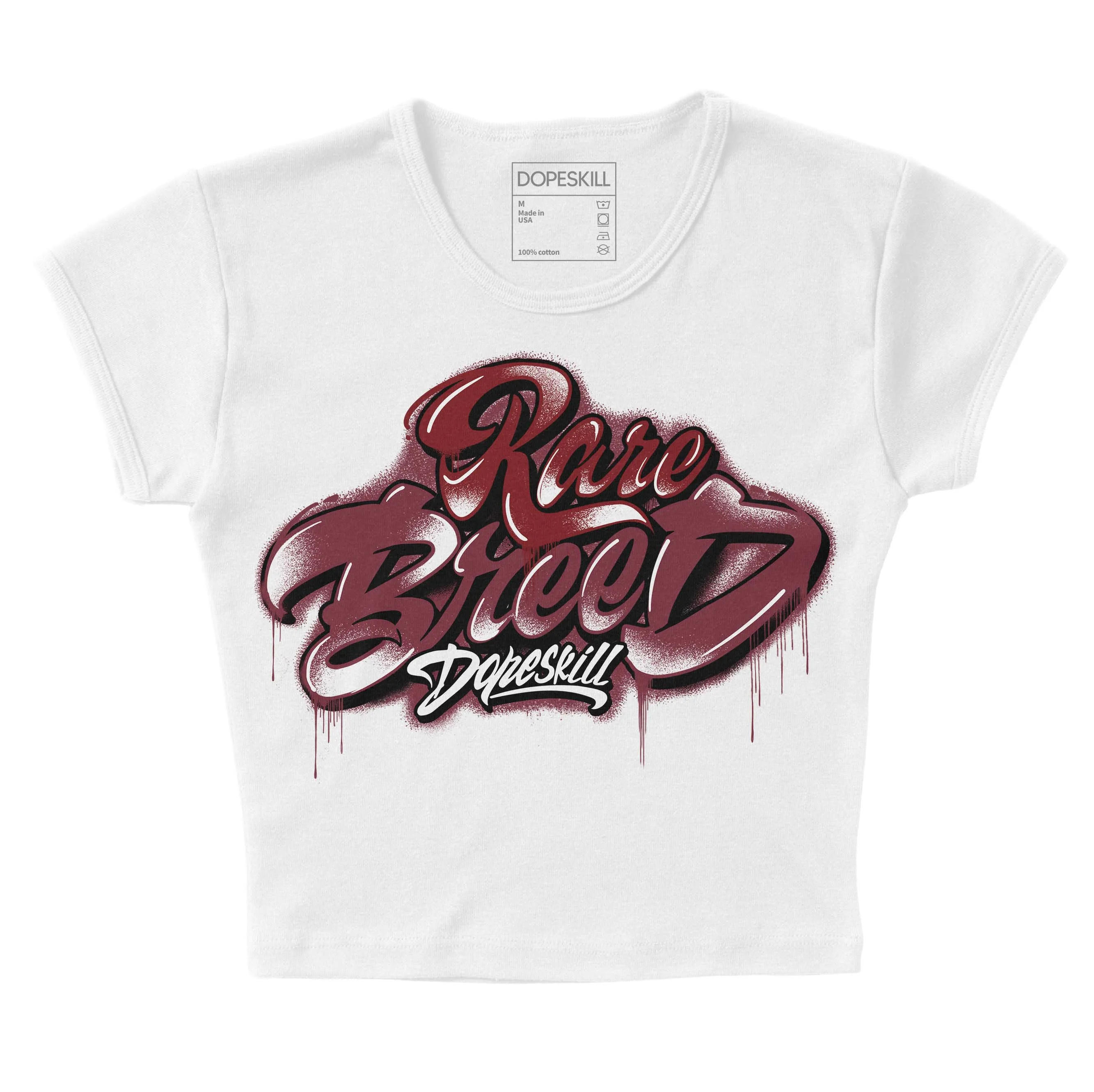 Team Red 1s DopeSkill Women's Crop Top Rare Breed Type Graphic sold by DopeSkill