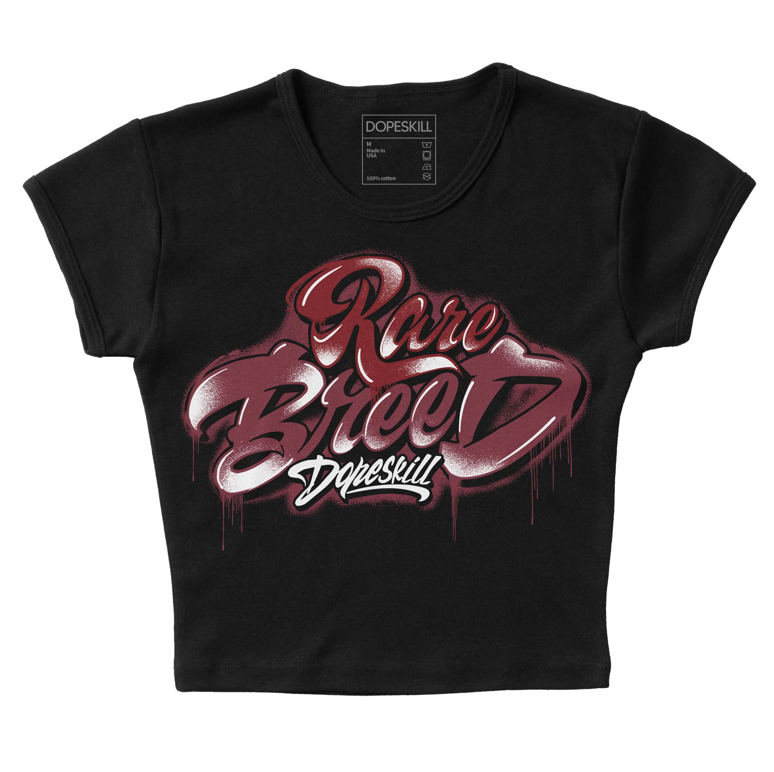 Team Red 1s DopeSkill Women's Crop Top Rare Breed Type Graphic sold by DopeSkill product image thumbnail 2