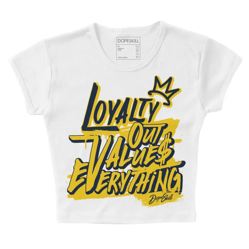 Michigan Dunks DopeSkill Women's Crop Top LOVE Graphic sold by DopeSkill