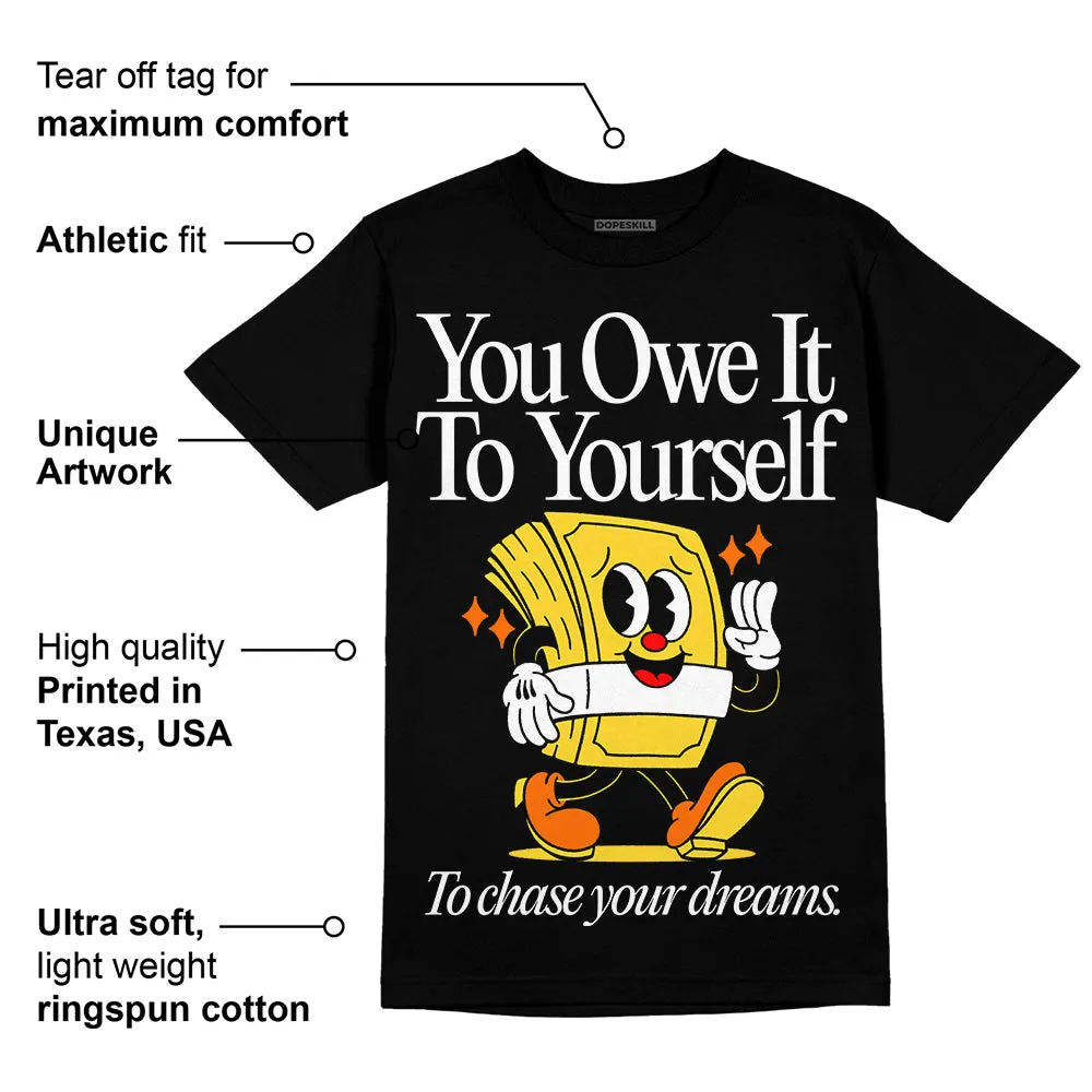 Black Tour Yellow AJ 4 Thunder DopeSkill Unisex T-Shirt Owe It To Yourself Graphic sold by DopeSkill product image thumbnail 4
