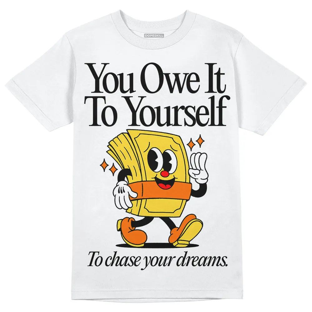 Black Tour Yellow AJ 4 Thunder DopeSkill Unisex T-Shirt Owe It To Yourself Graphic sold by DopeSkill product image thumbnail 2