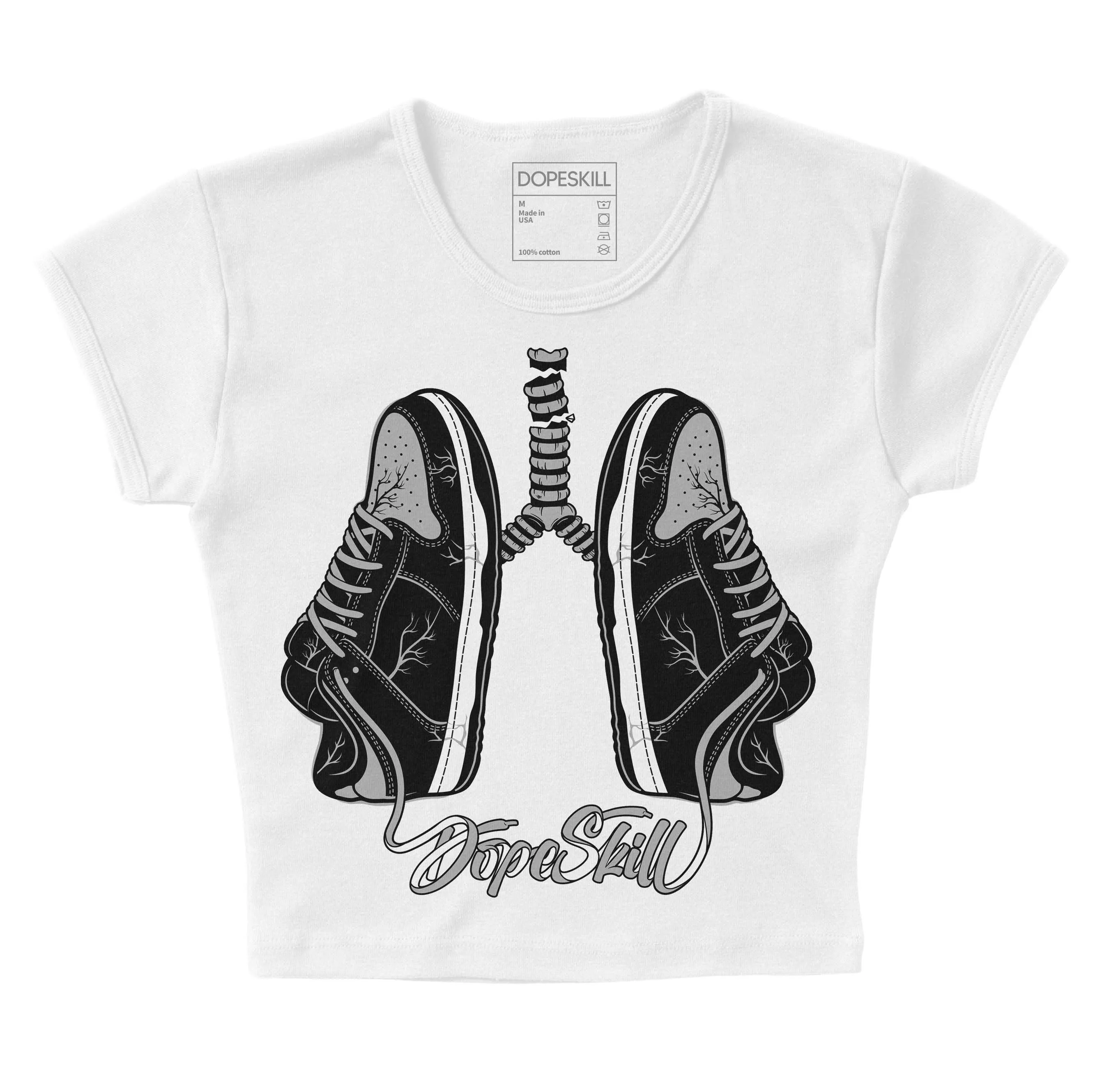 Shadow 1s DopeSkill Women's Crop Top Breathe Graphic sold by DopeSkill product image thumbnail 2
