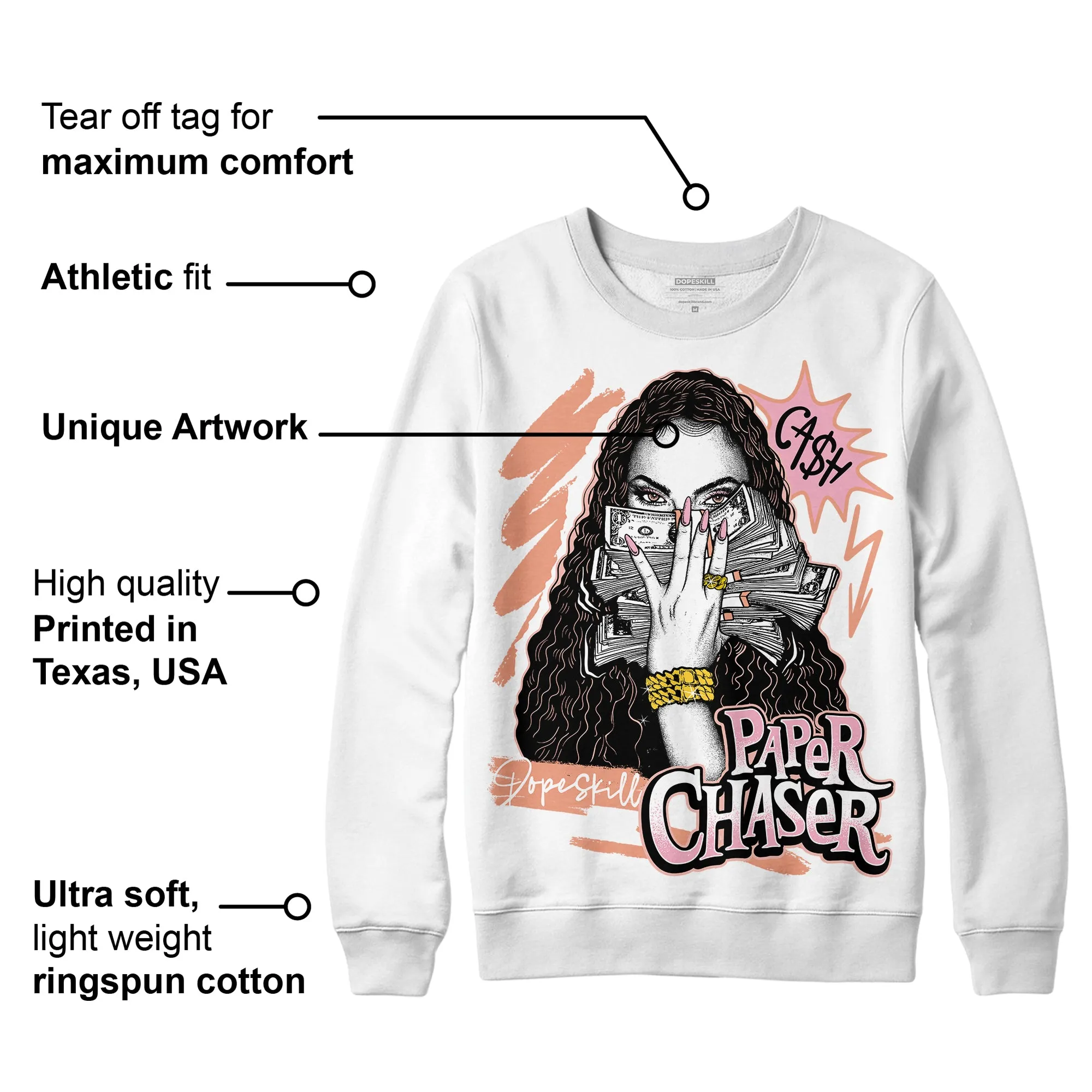 Legend Pink 11s DopeSkill Sweatshirt NPC Graphic sold by DopeSkill product image thumbnail 3