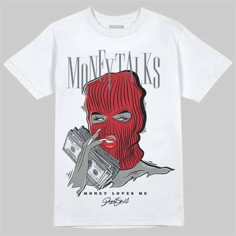 Cement Grey 3s DopeSkill T-Shirt Money Talks Graphic sold by DopeSkill