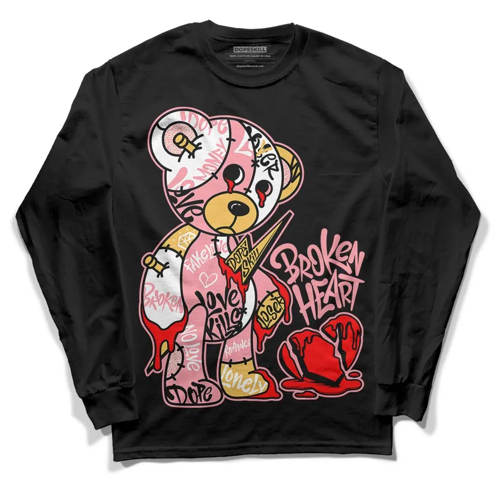 Red Stardust 3s DopeSkill Long Sleeve T-Shirt Broken Heart Graphic sold by DopeSkill product image thumbnail 2